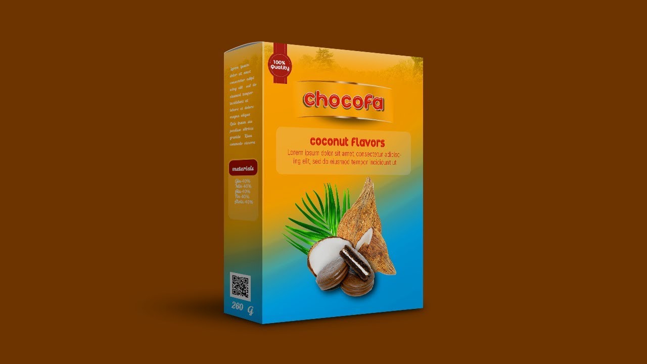 Product Packaging Design | Packaging Box | Photoshop cc Tutorial