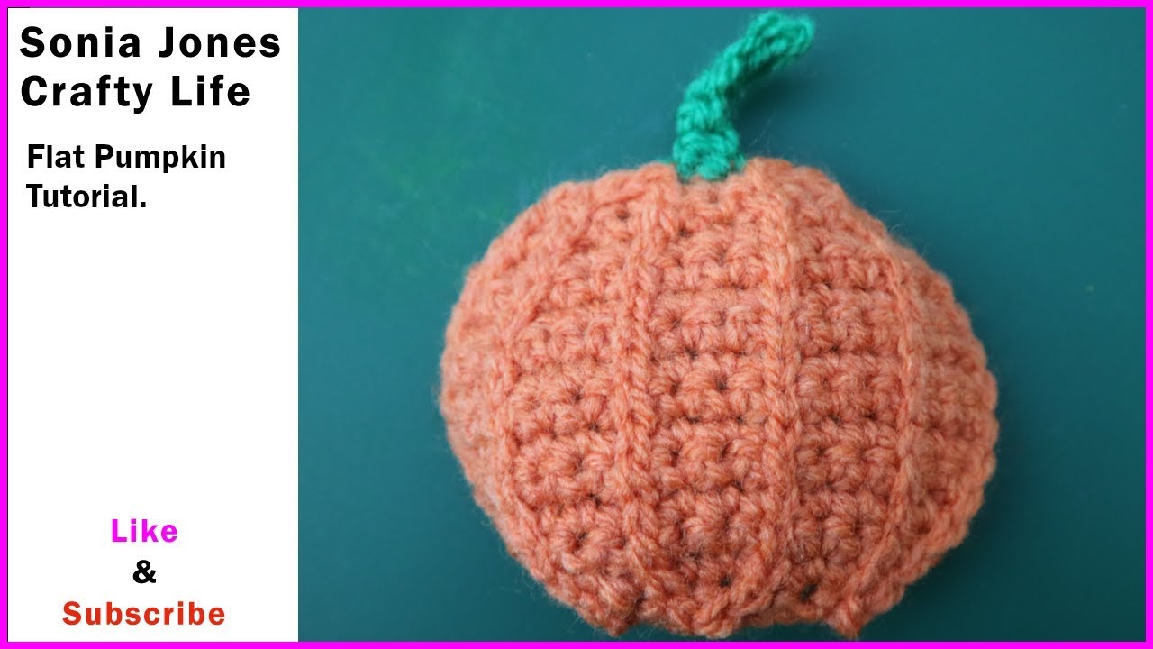 Crochet Flat Pumpkin Tutorial