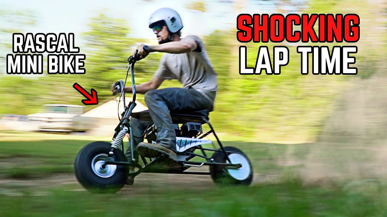 DIY Mini Bike Buildup + Rip | Rascal Is FAST!