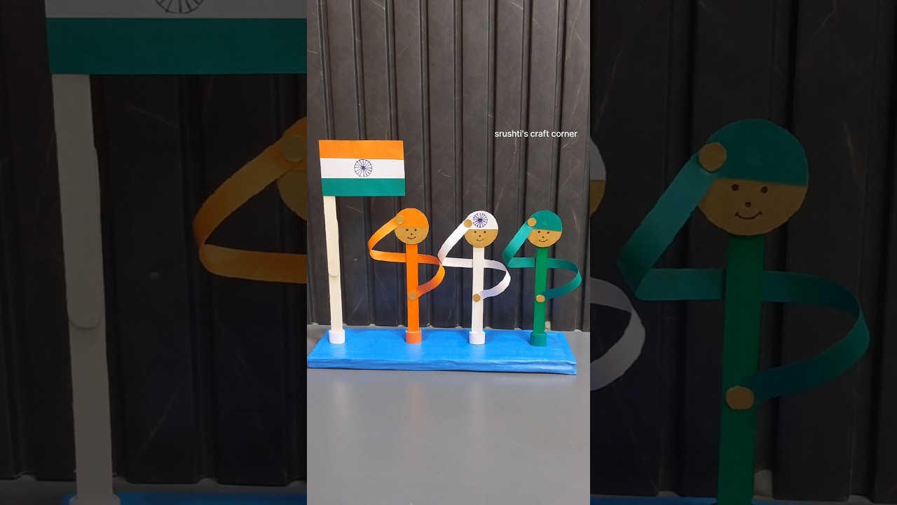 Independence day special craft 🇮🇳 #shorts #independenceday #craft