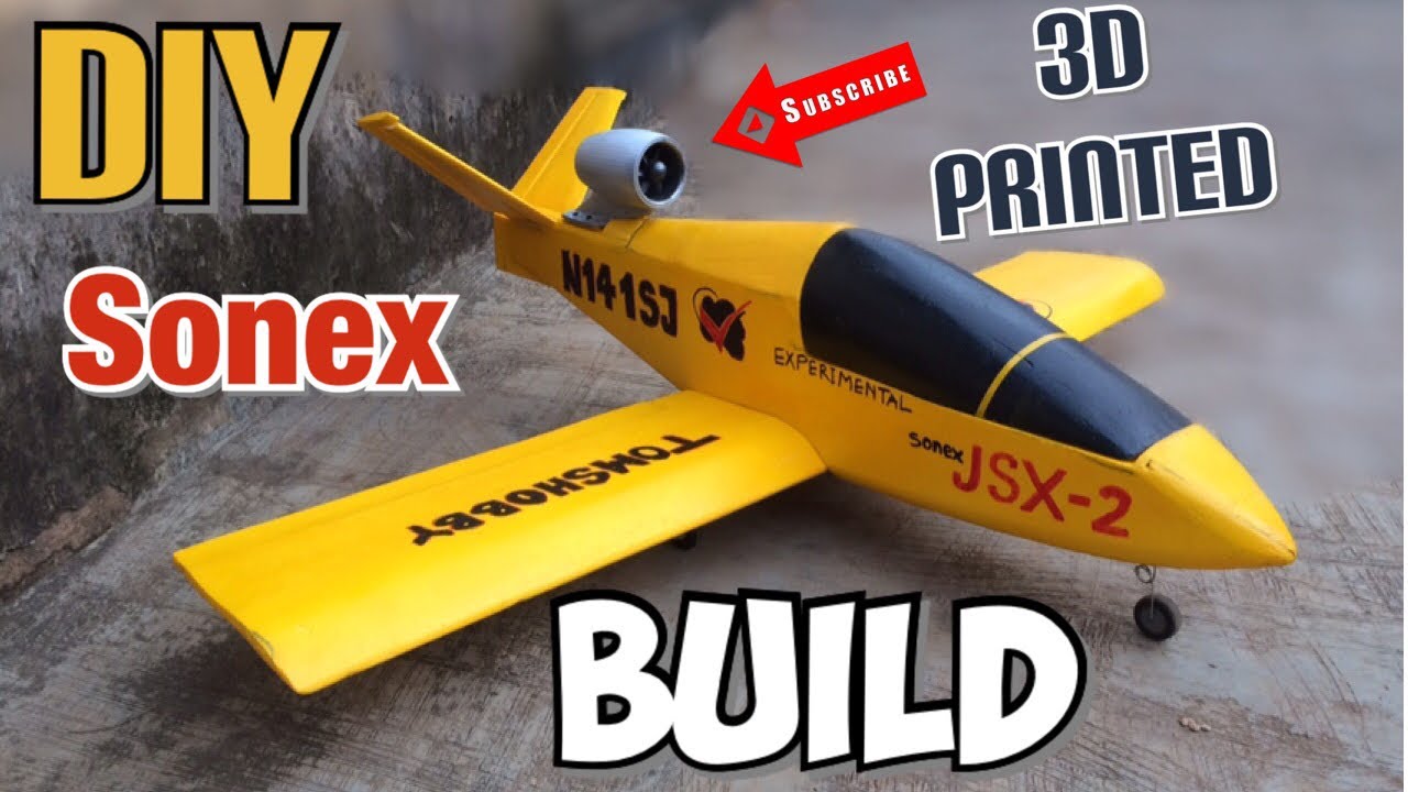 SubSonex JSX-2 EDF Rc Plane DIY Build