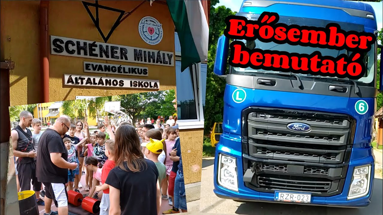 Erősember bemutató - Schéner Mihály Evangélikus Általános Iskola - Medgyesegyháza Vlog.304.rész