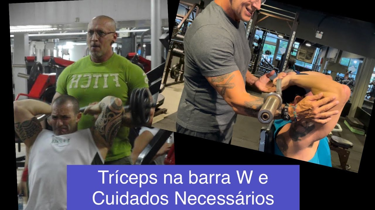 Variação do tríceps testa e os cuidados necessários