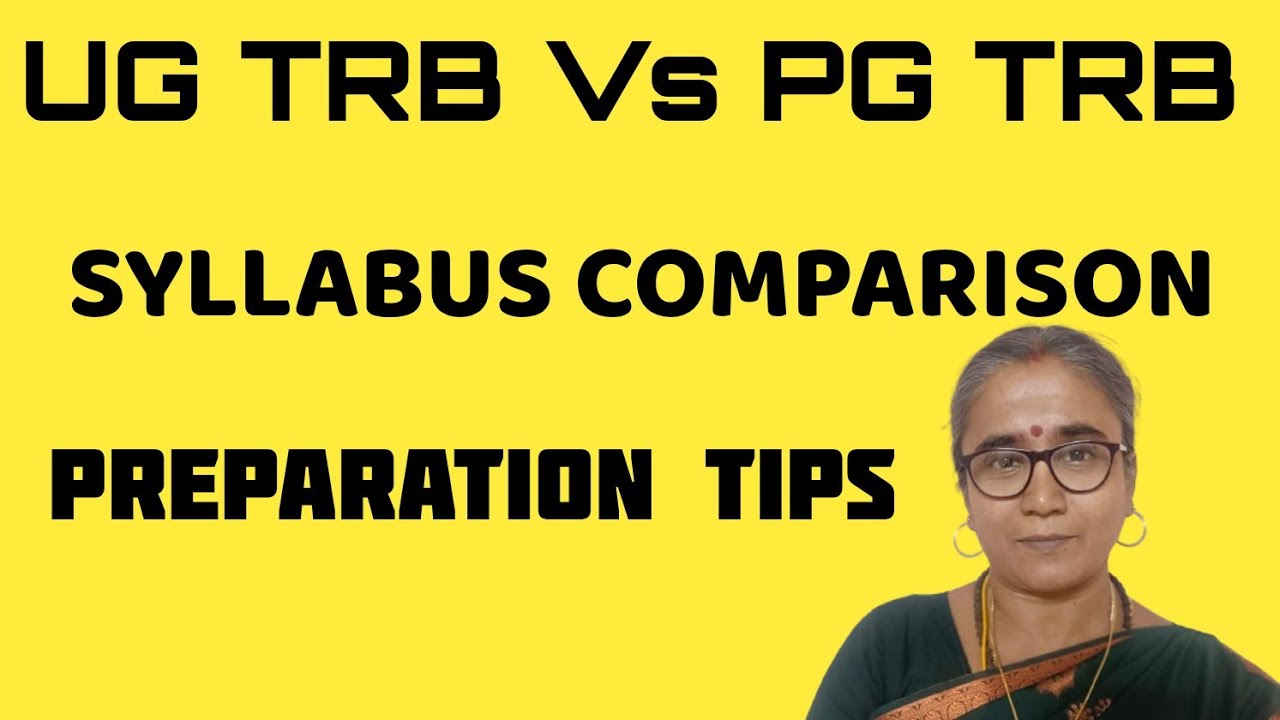UG TRB VS PG TRB -SYLLABUS COMPARISON-UG TRB MATHS ONLINE CLASS NEW BATCH 1ST DEC 2025 #ugtrbmaths