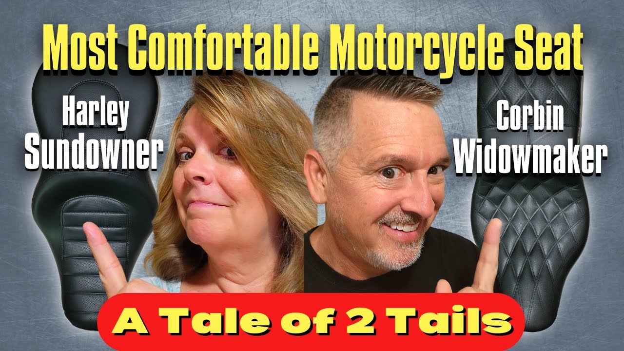 Motorcycle Seat Review. Corbin Widowmaker vs Harley Davidson Sundowner.