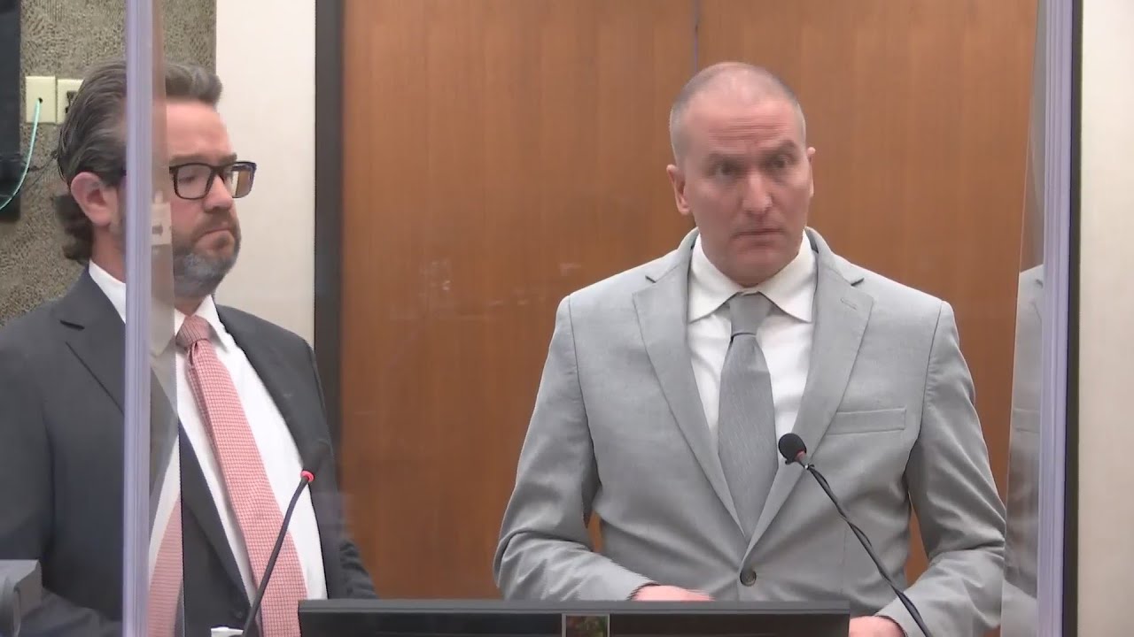 VIDEO NOW: Derek Chauvin speaks in court during sentencing hearing