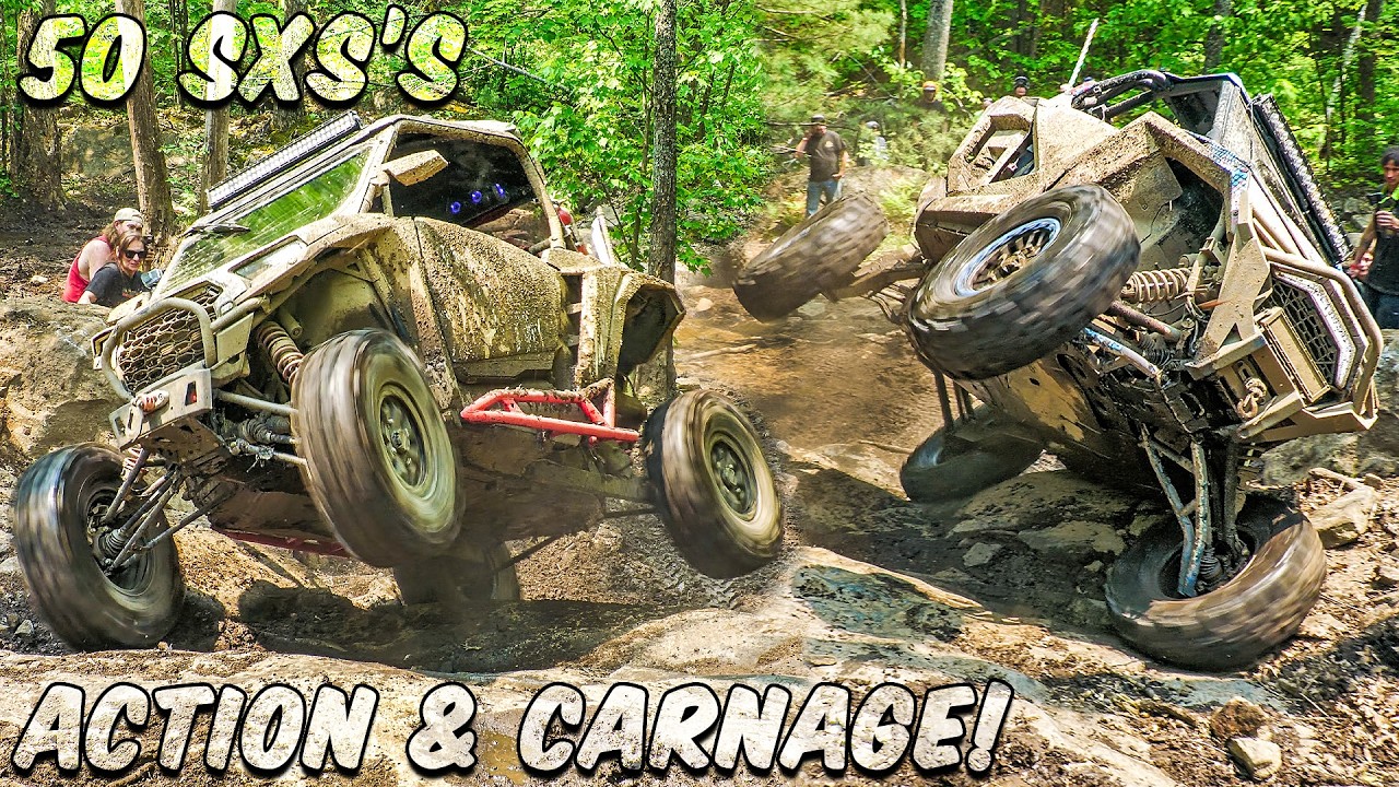 Side by Side Trail Riding Action - RZR/KRX/X3/YXZ/Talon/Villain/Maverick/Commander/Z-Force/SXS/UTV