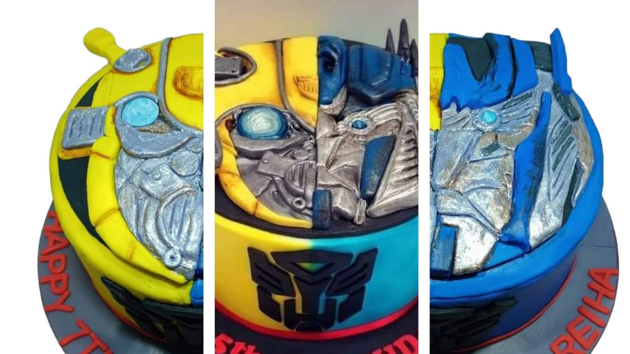 Transformer cake | Bumblebee Cake | Optimus Prime cake
