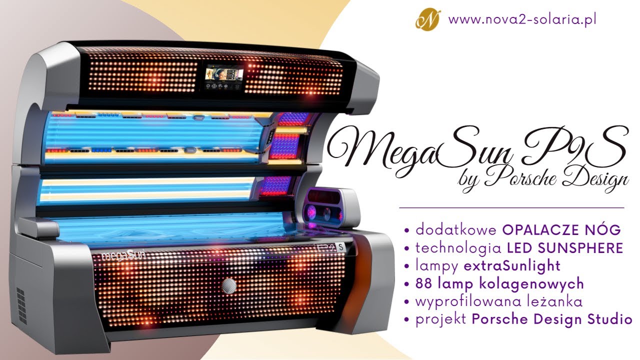 solarium MegaSun P9S by Porsche Design - salon Nova2 Warszawa