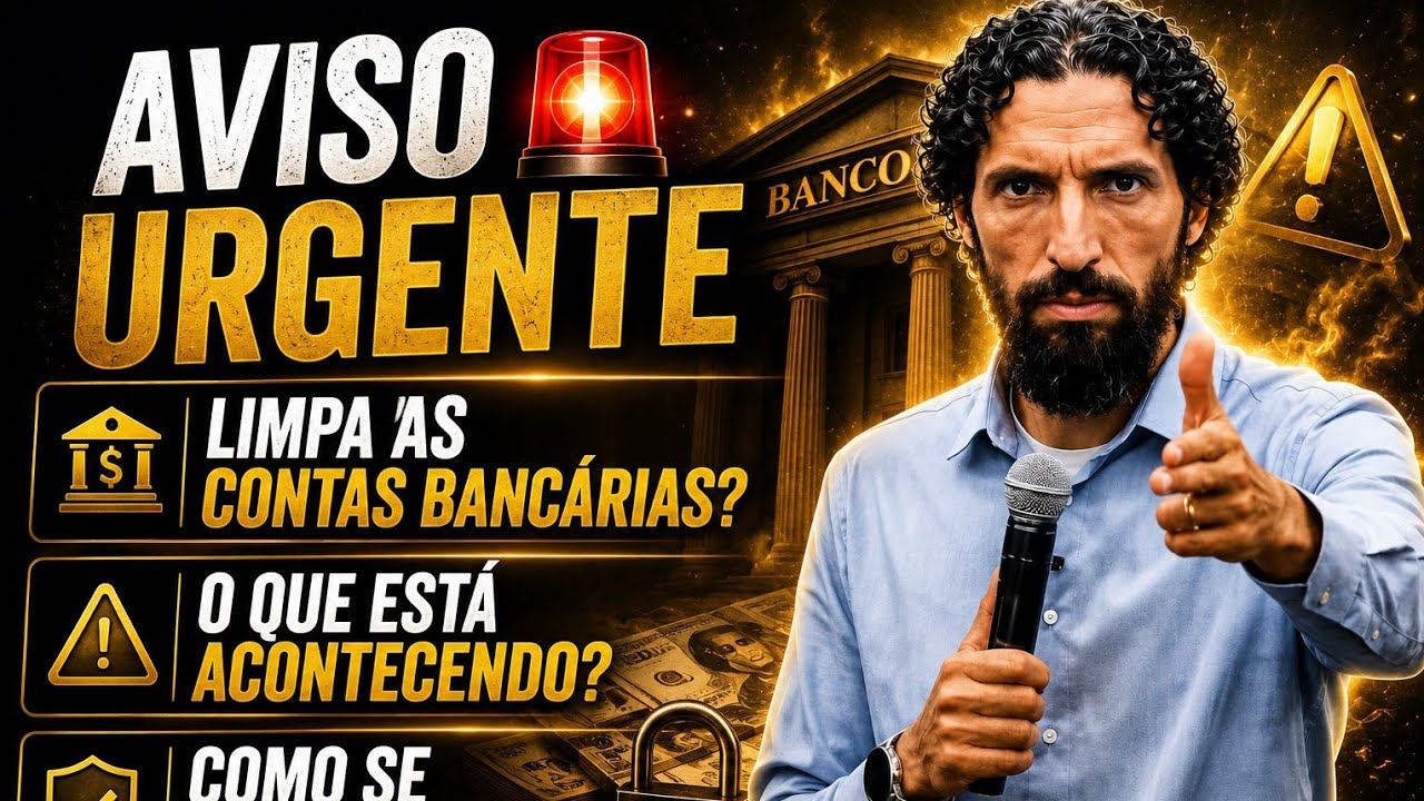 AVISO URGENTE🚨: LIMPA AS CONTAS BANCÁRIAS?: Robson Martins 