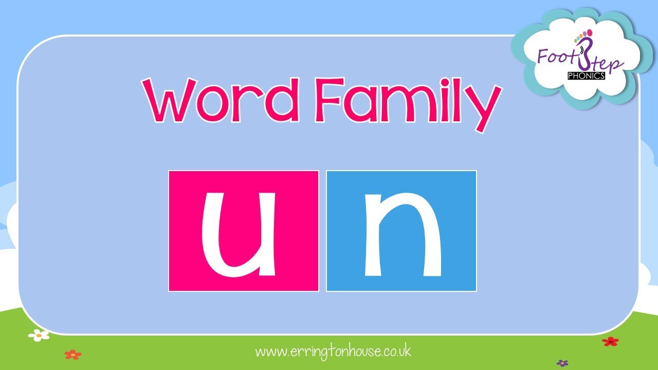 FootStep Phonics - UN Word Family