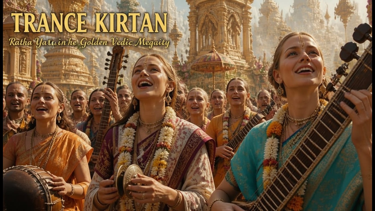 Ratha Yatra in the Eternal Golden Vedic Megacity | Trance Kirtan