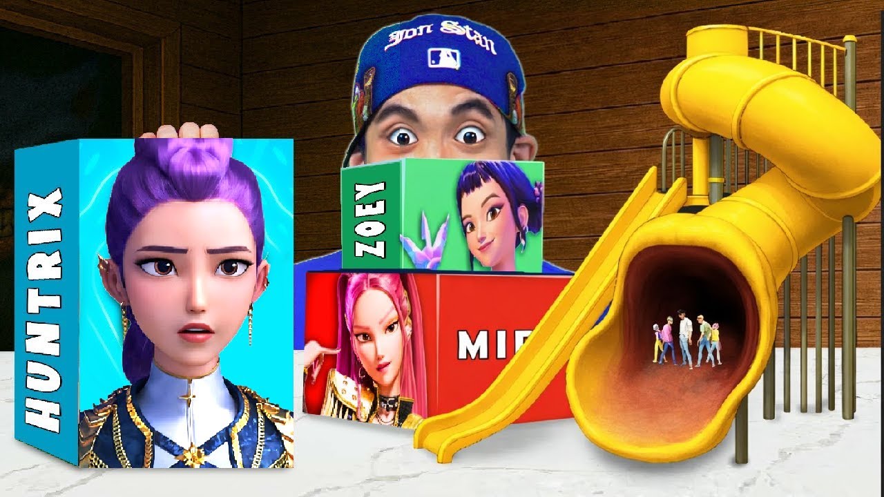 DO NOT OPEN SLIDE MONSTER & K-POP DEMON HUNTERS MYSTERY BOXES at 3:00 AM!!