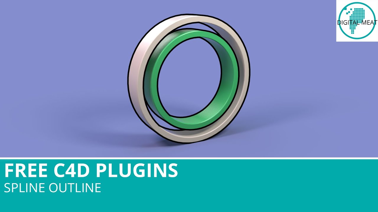 Free C4D Plugins: Spline Outline