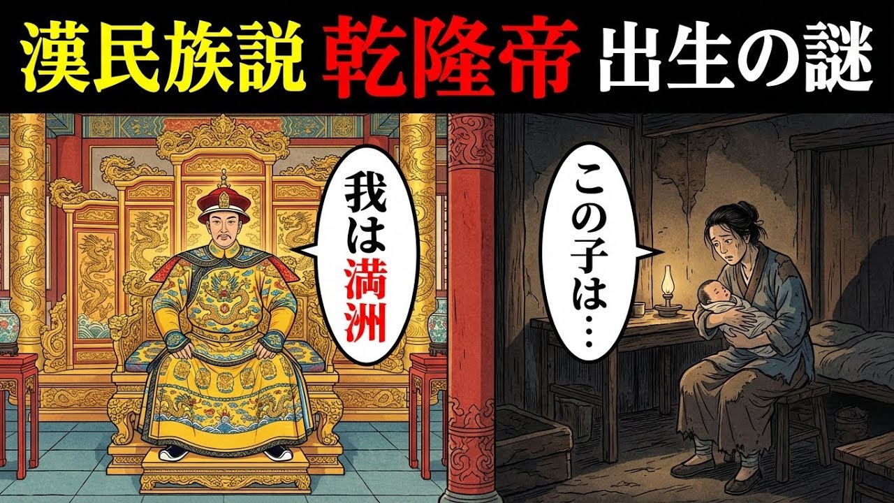 乾隆帝は漢民族だった？出生に隠された王朝を揺るgaす最大の謎を追え！ | おやすみ世界史
