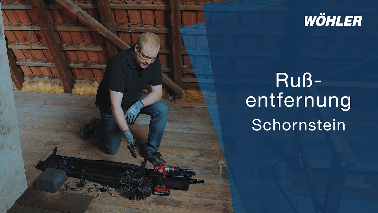 Rußentfernung Schornstein
