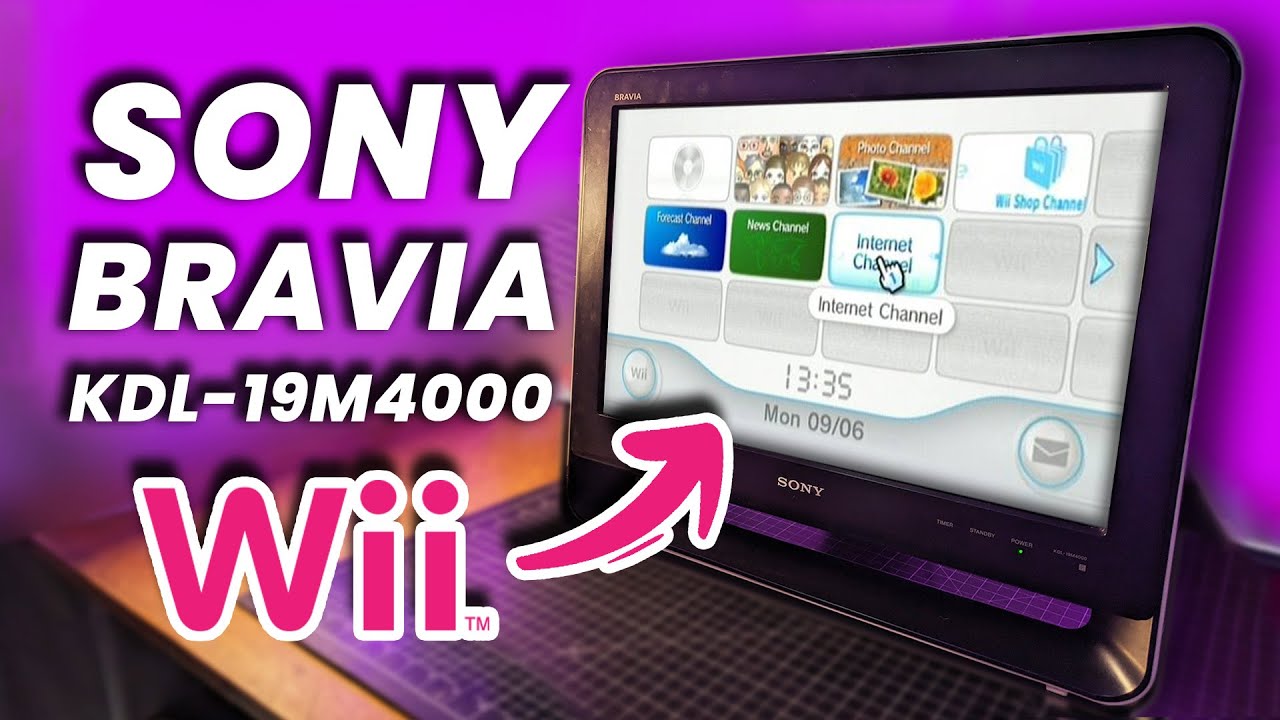 La TV Retro Perfecta para tu Nintendo Wii 🕹️📺✨ - Reseña de la Televisión Sony BRAVIA "KDL-19M4000"