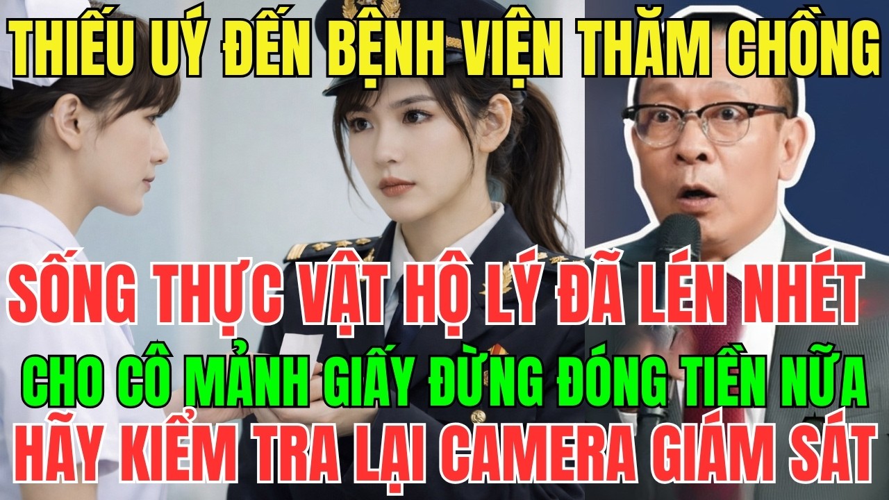 Thiếu Úy Đến Bệnh Viện Thăm Chồng Sống Thực Vật, Hộ Lý Đã Lén Nhét Cho Cô Mảnh Giấy