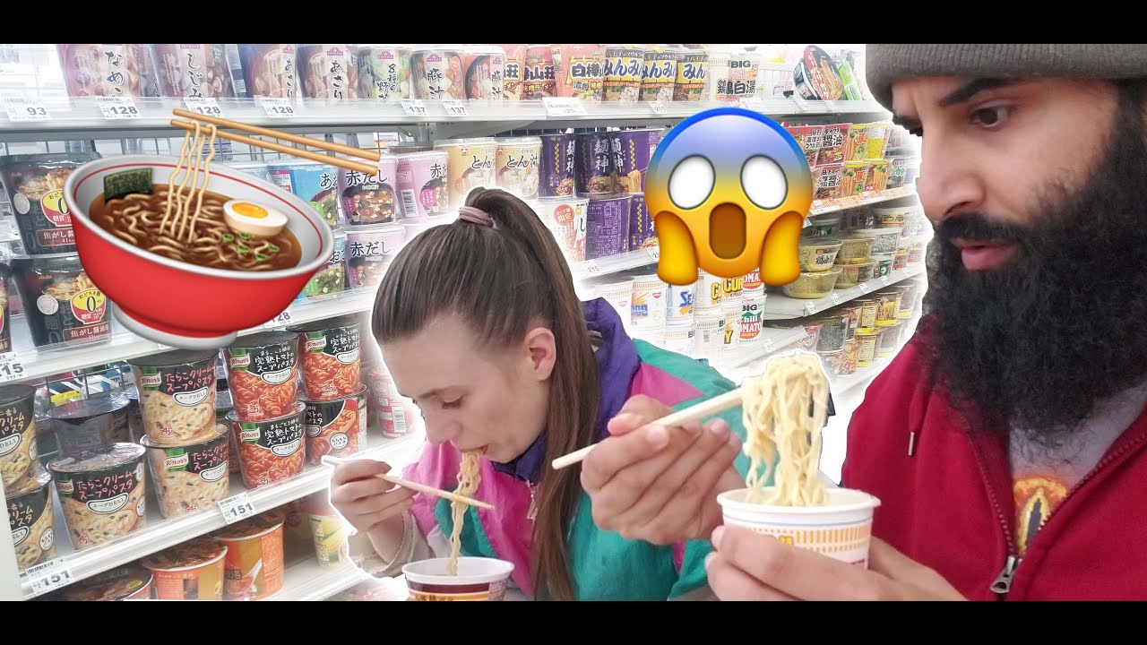 אוכלים ראמן מנות חמות 24 שעות!🍜😱שנינו לא עברנו 1500 יאן! ונשבר לנו המסך