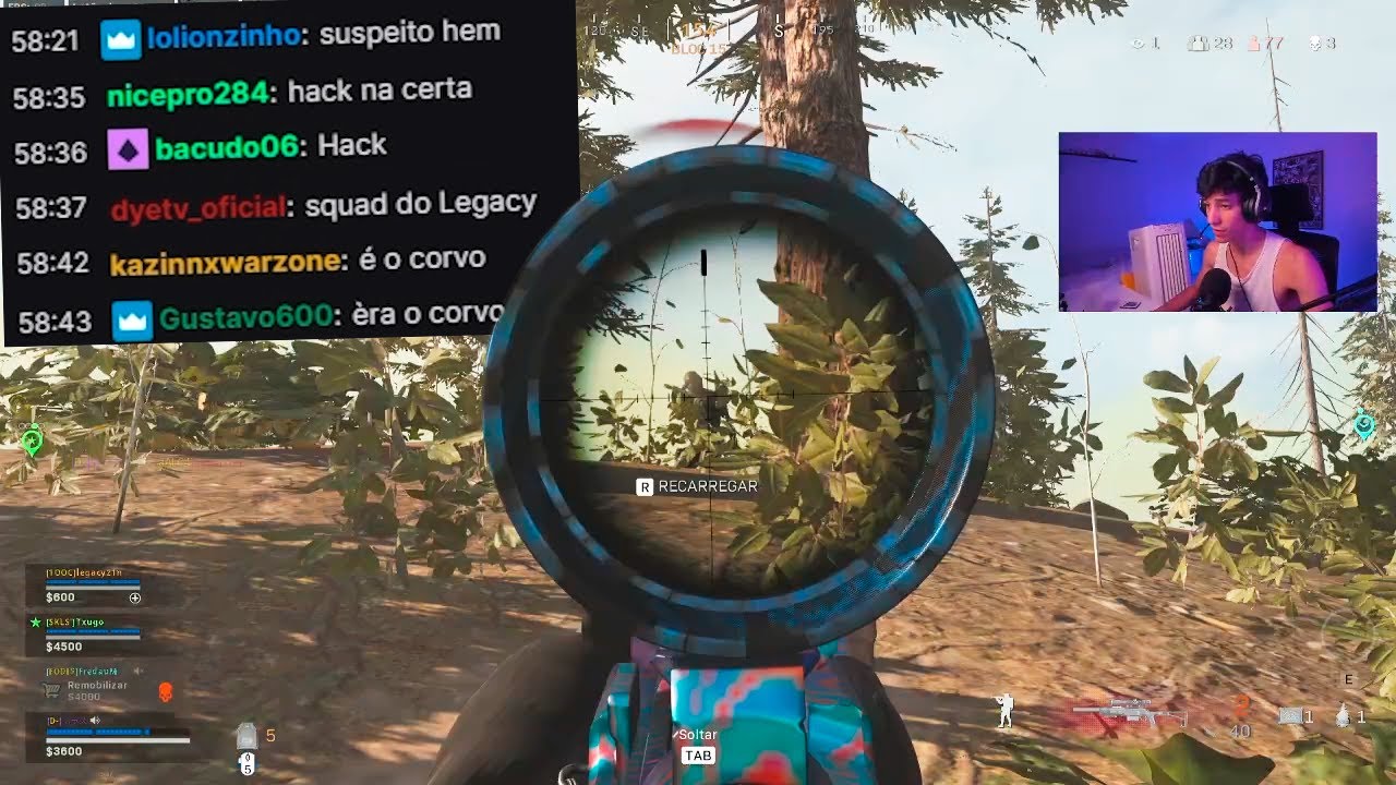 MATEI UM STREAMER FAMOSO E FUI CHAMADO DE HACK