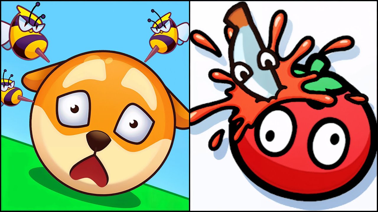 Save Balls VS Die Tomato! - All Levels SpeedRun Gameplay