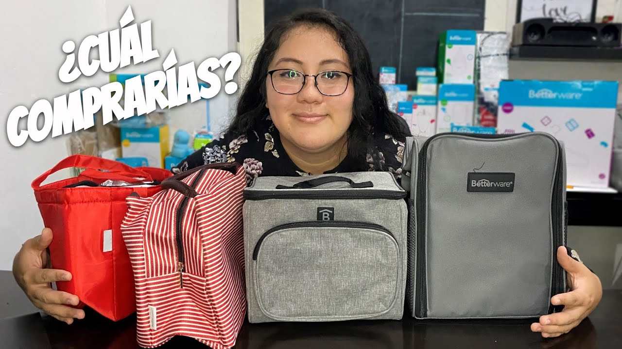 ✅ LONCHERAS BETTERWARE ¿Cuál es mejor? (Bolso Lunch, Bolsa Lonchera, Maxi Lonchera, Lonchera Max) 🌎