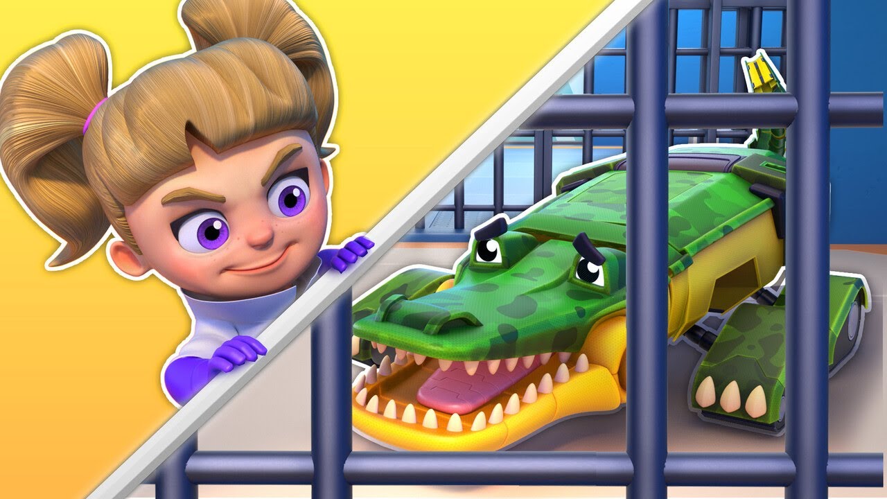 Крокодил попадает в ТЮРЬМУ из-за ЗЛОДЕЙКИ! Помогите ему! |  Команда спасателей автомобилей