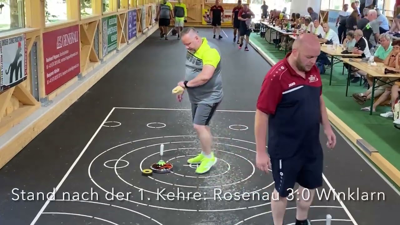 Landesmeisterschaft Herren 2022 Halbfinale SG Klauser ESV- Rosenau gegen SG Umdasch-Winklarn