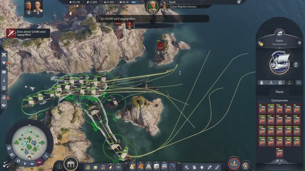 Anno PAX 117 Roma Kampf/ Fight Caeso Syracus