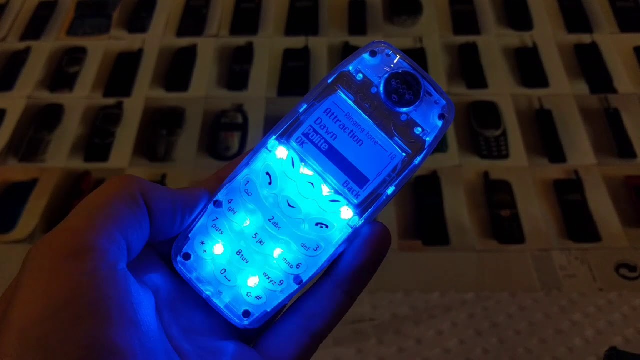 Nokia 3410 with blue Flashing LED Lights