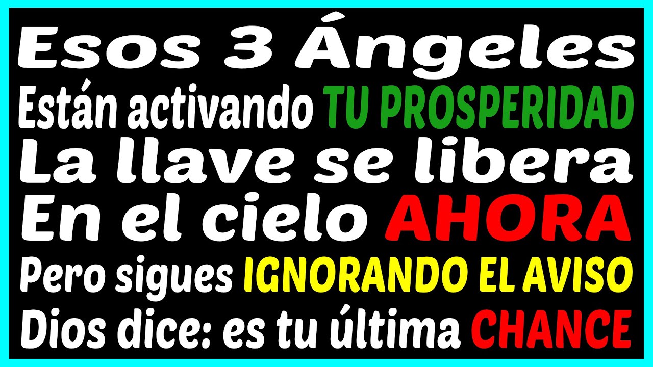 🌟 DIOS DICE AHORA: 