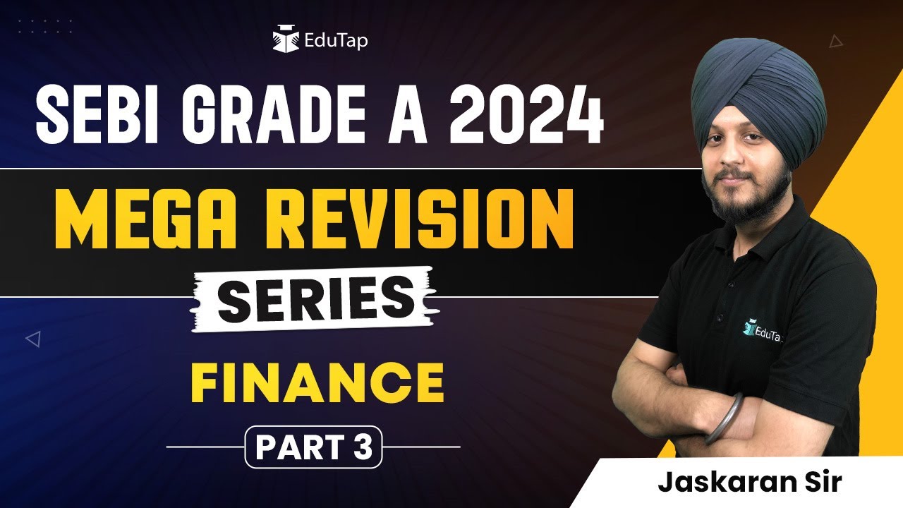 Revision Series for SEBI Grade A 2024 | SEBI Paper 2 Practice MCQs | SEBI Exam Syllabus Preparation
