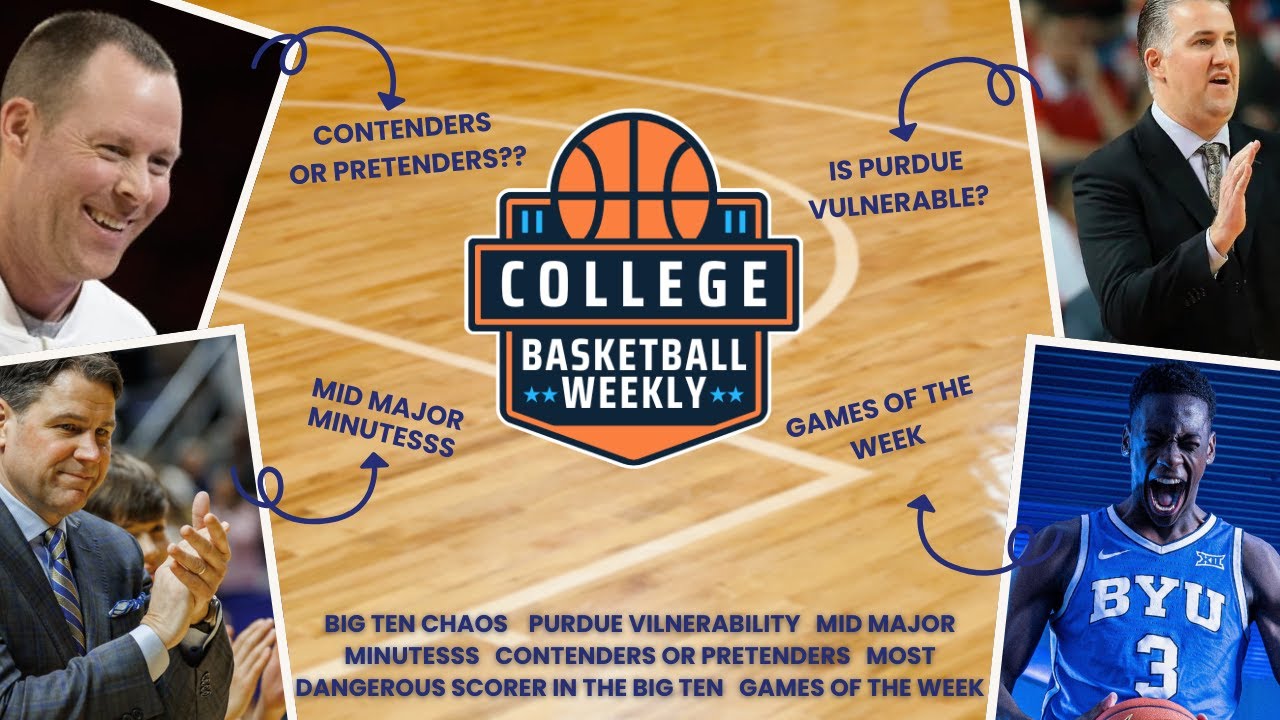 BIG TEN CHAOS, PURDUE'S VULNERABILITY, CONTENDERS OR PRETENDERS, MID-MAJOR MINUTESSSS