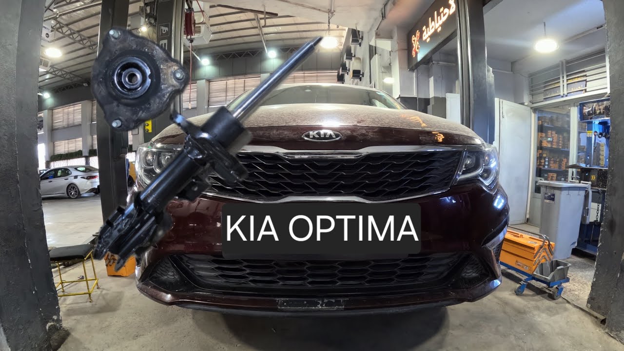 Cambio de amortiguador delantero - soporte de puntal Kia Optima 2016-2020 especificaciones de torque