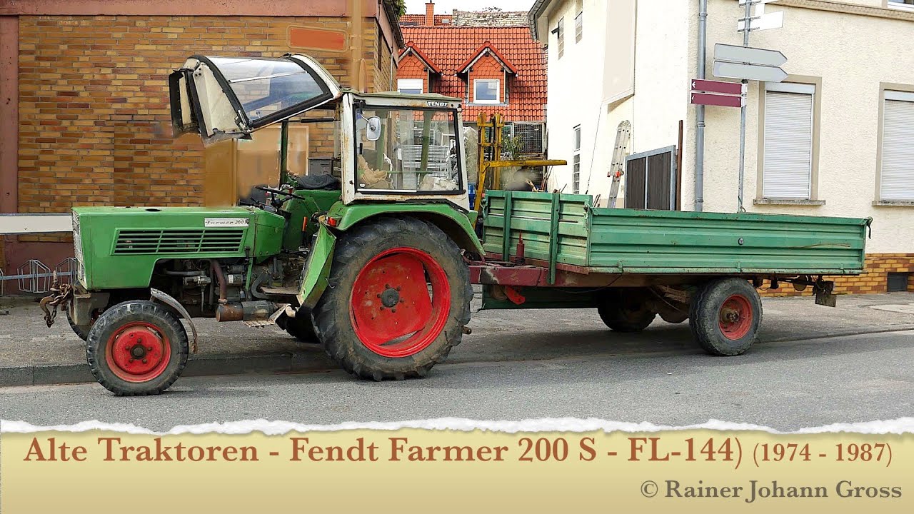 Alte Traktoren - Fendt Farmer 200 S - FL-144) (1974 - 1987)