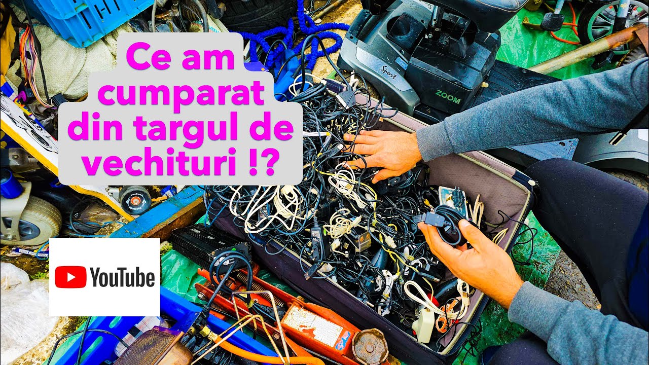 Am umplut portbagajul dupa targul de vechituri din Buzau