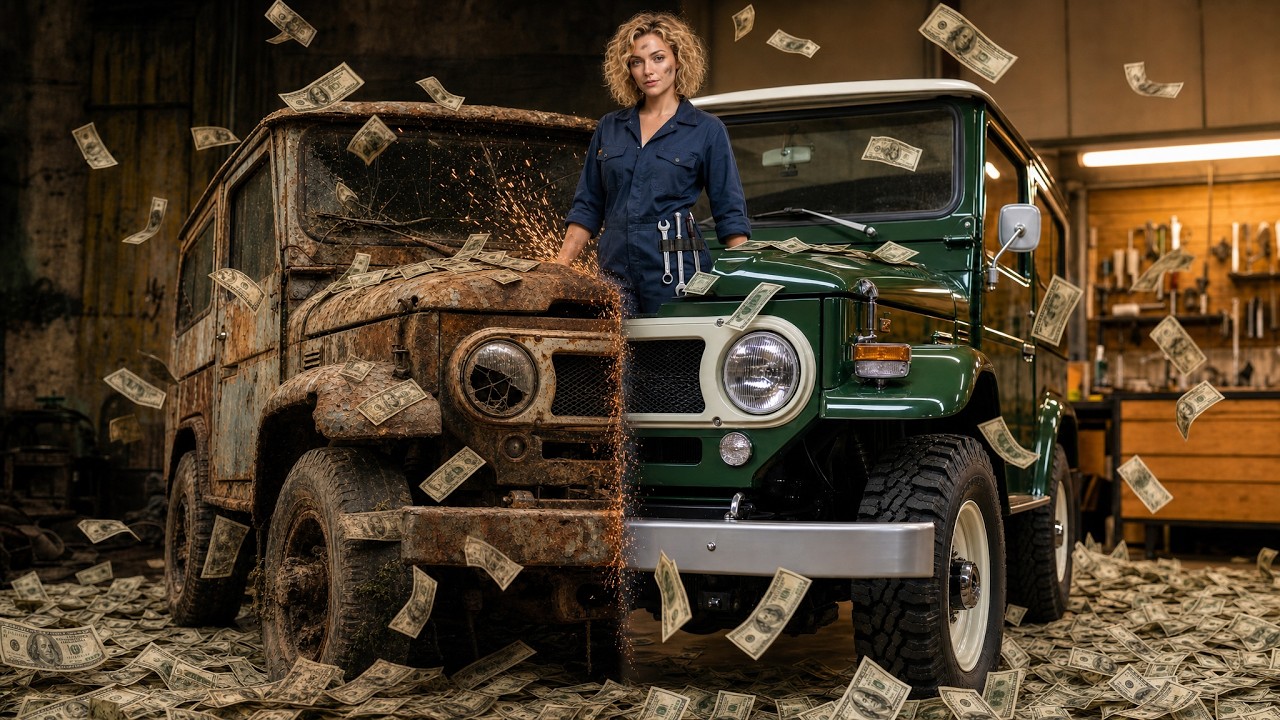 The ASMR of Car Restoration: 1973 Toyota Land Cruiser FJ40 Makeover