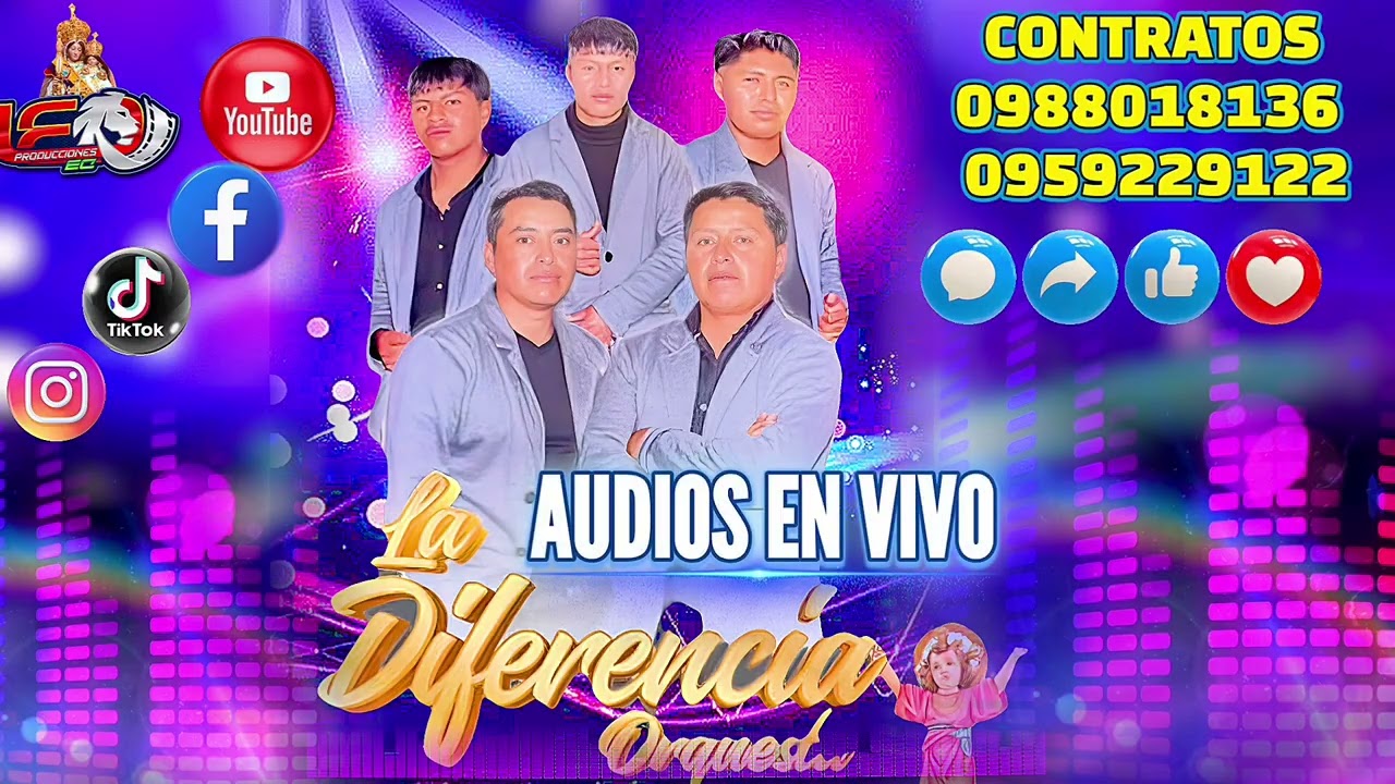 LA DIFERENCIA ORQUESTA  En Ato espiga de Oro#musica #youtube #envivo 💯💢🇪🇨
