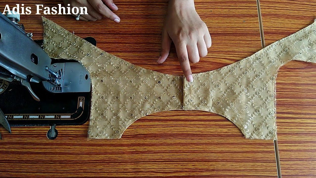 Net blouse design pattern|net model designer blouse cutting and stitching back neck 2020.(Part -1)