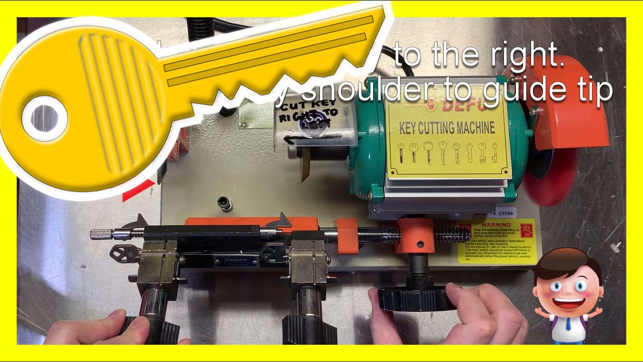 How to copy a key? Make a Key Duplicate Key Cut Key with DEFU key duplicating machine
