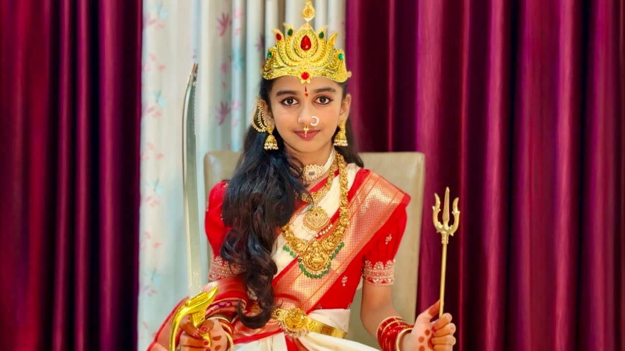 Ammu’s 😍✨ GRWM 💄 | Navaratri Special Day 1 ✨@V5 Family Show