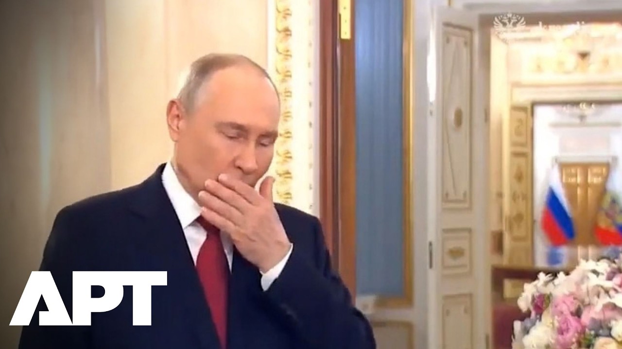 Неотредактированный фрагмент видео с Путиным случайно попал в сеть, когда Кремль опубликовал необ...