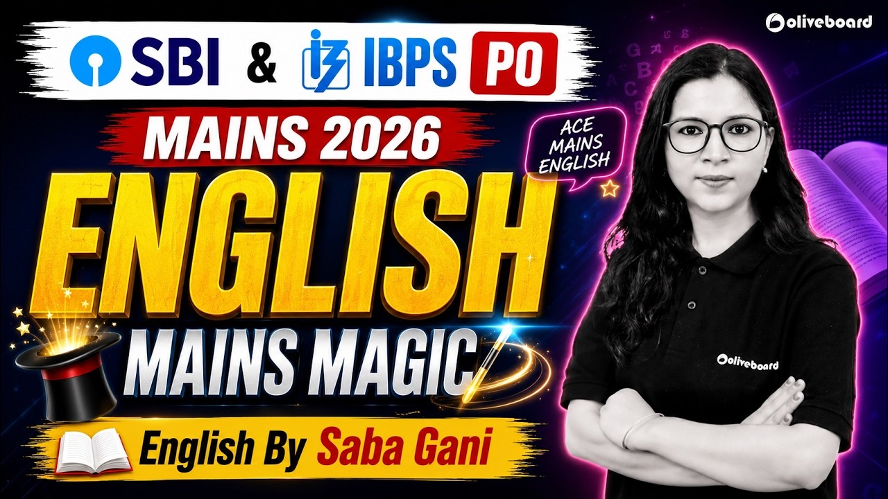 MAINS MAGIC | High-Level English | SBI PO Mains English | IBPS PO Mains English | Oliveboard