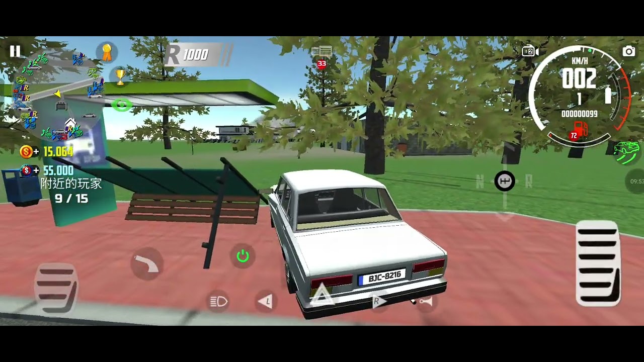 Car Simulator 2 GamePlay driving Lada Nova BJC-8216 1.5 The city expressway. White car❗
