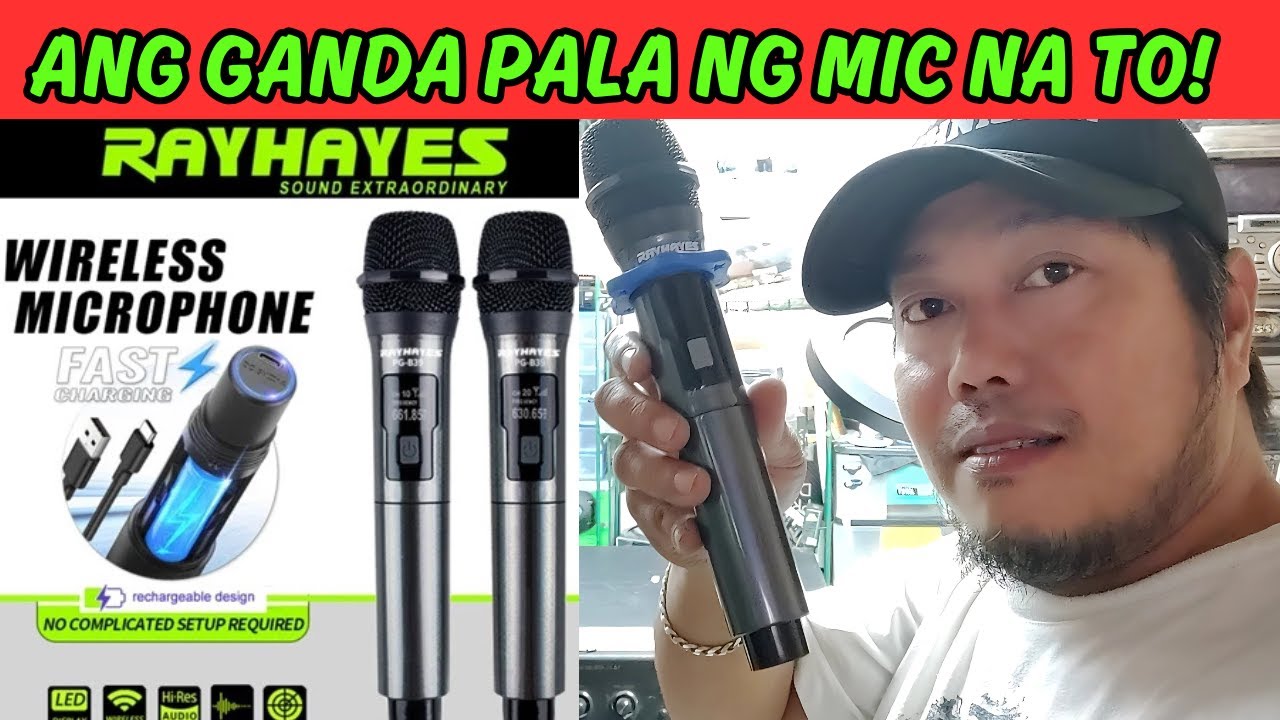 Budget Meal na RAYHAYES Wireless Mic AYUS din naman pala | Unboxing | setup | SoundCheck!