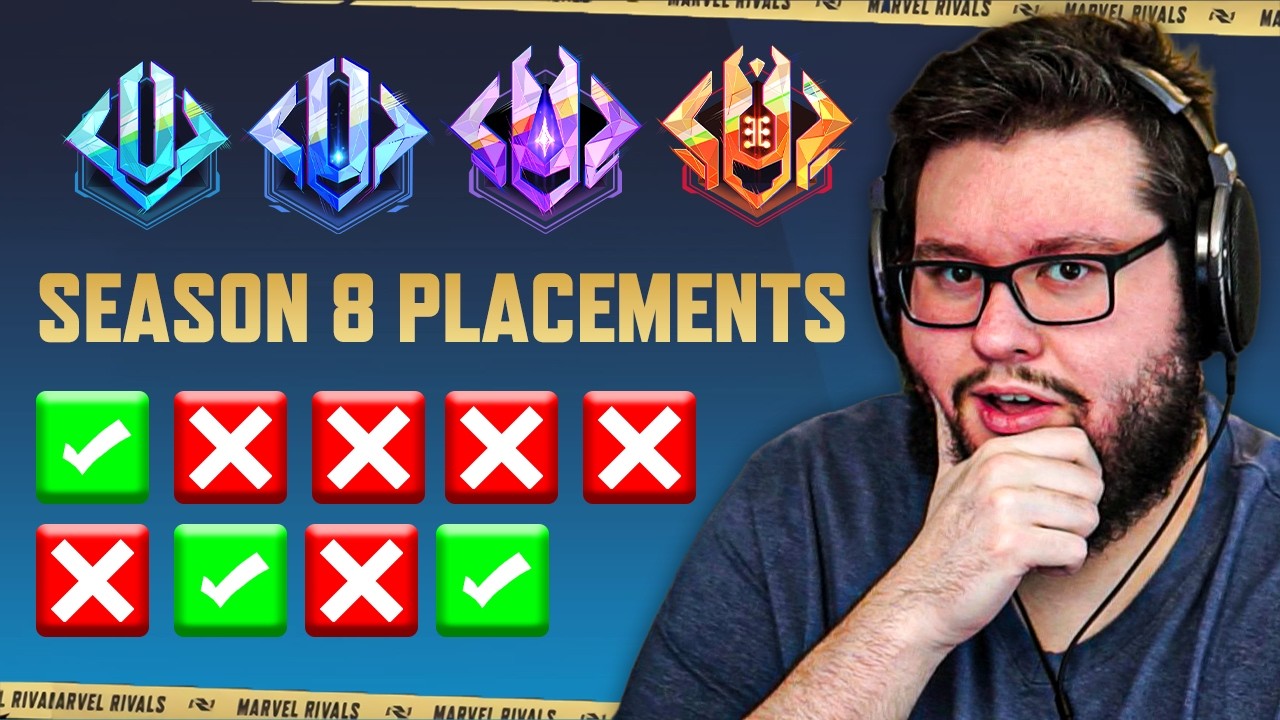 I Did My Season 8 Placements In Marvel Rivals Here's How It Went