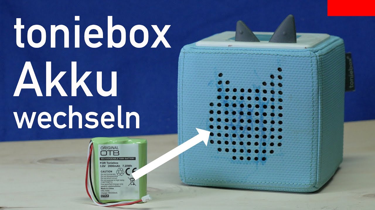 toniebox 1 Akku tauschen - Step by Step