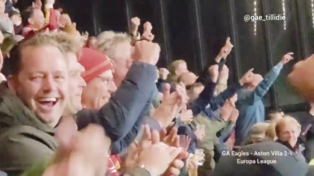 Sfeerfilmje GA Eagles tegen Aston Villa Europa League 