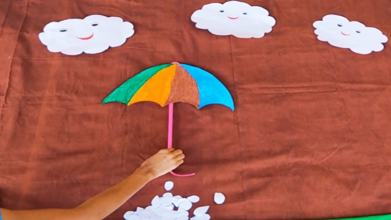 rainbow theme baby photoshoot at home | monsoon theme baby photoshoot|umbrella theme