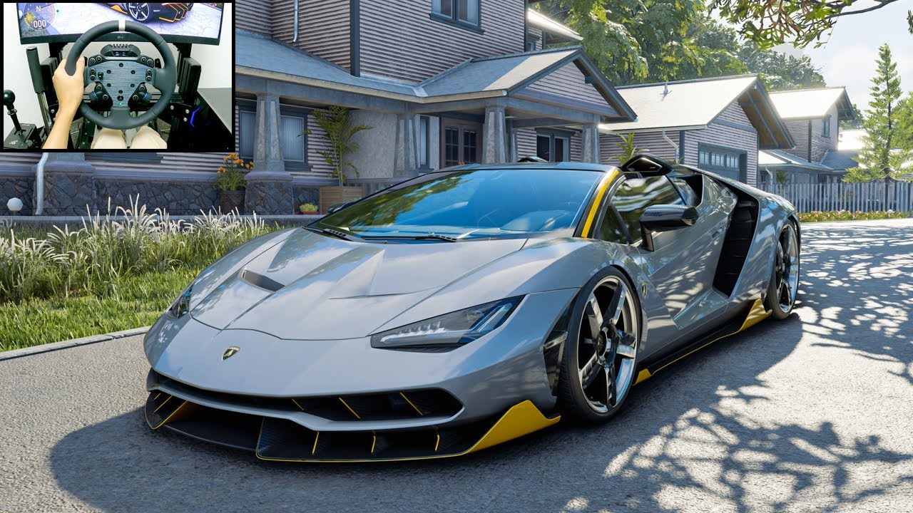 Lamborghini Centenario Roadster - The Crew Motorfest | Геймплей на Logitech g RS50